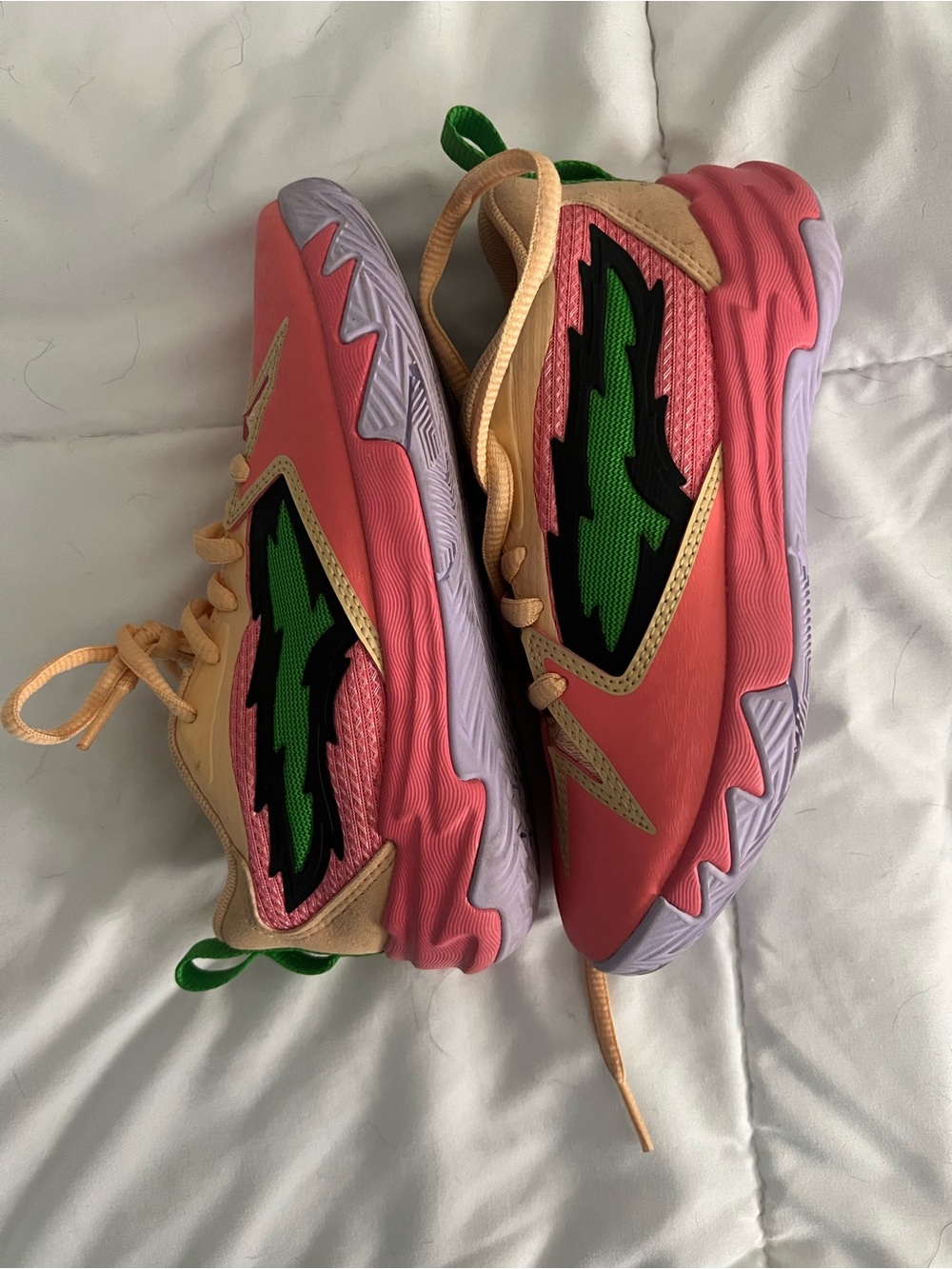 Puma Kids Sneakers Pink Green Lavender Peach